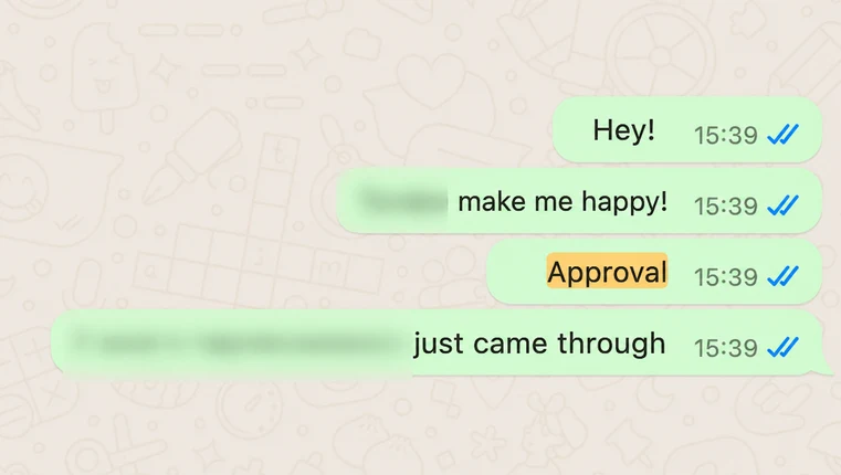 Screenshot of a client conversation with EspañaGo